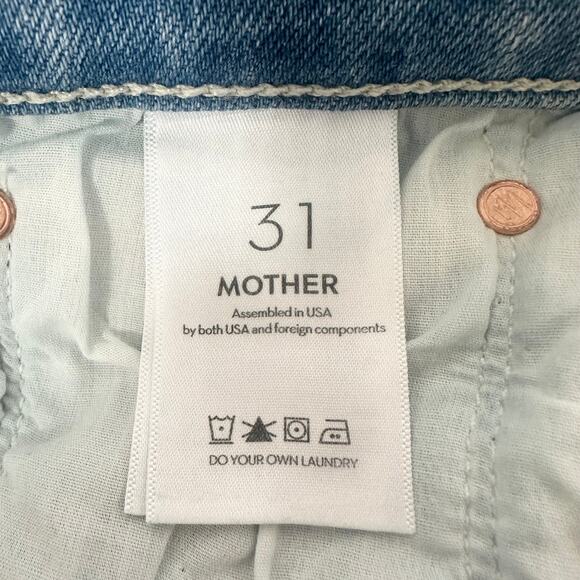 Mother The Ditcher Ankle Zip Jeans in Light as a Feather Size 31 EUC - Picture 10 of 13